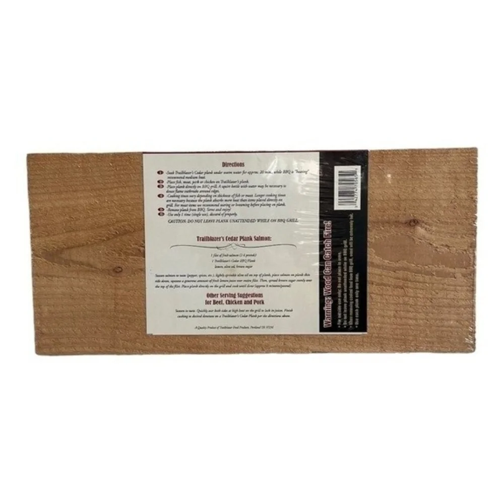 Cedar Cooking Planks Trailblazer Pack Set of 2 Super Premium 15x7 Grill Oven NWT